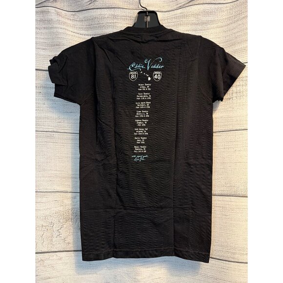 NWOT Eddie Vedder 2011 Tour Dates Tee Size S - Picture 3 of 4